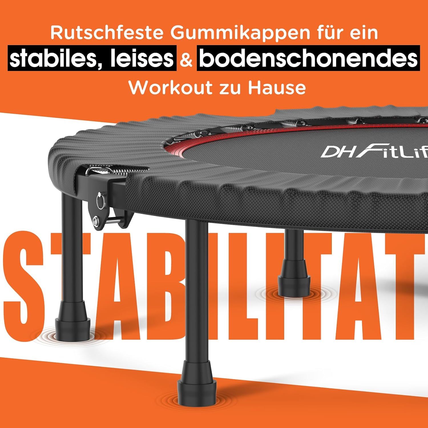 DH FitLife klappbar Fitness Trampolin