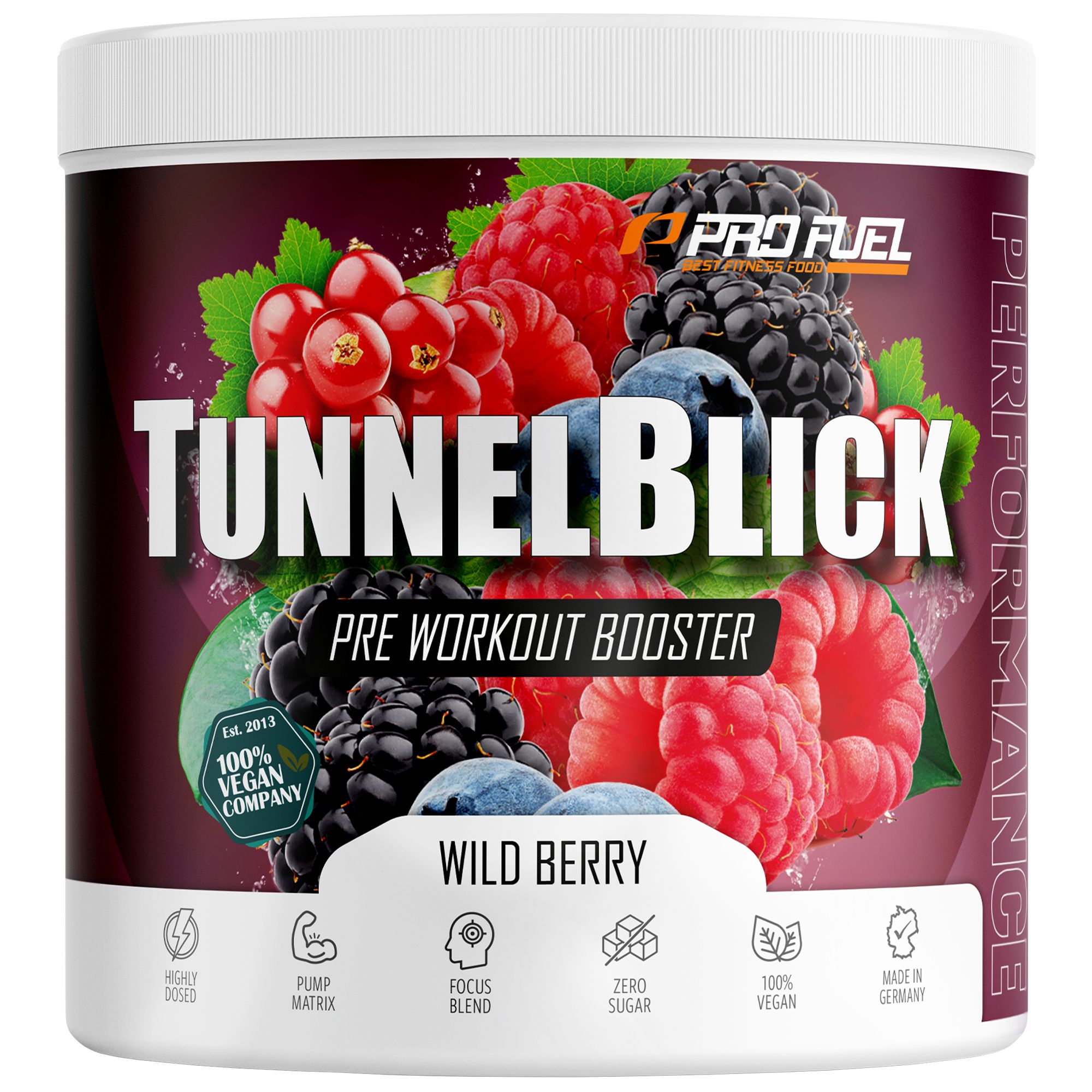 ProFuel - Tunnelblick Pre-Workout-Booster 360 g Pulver
