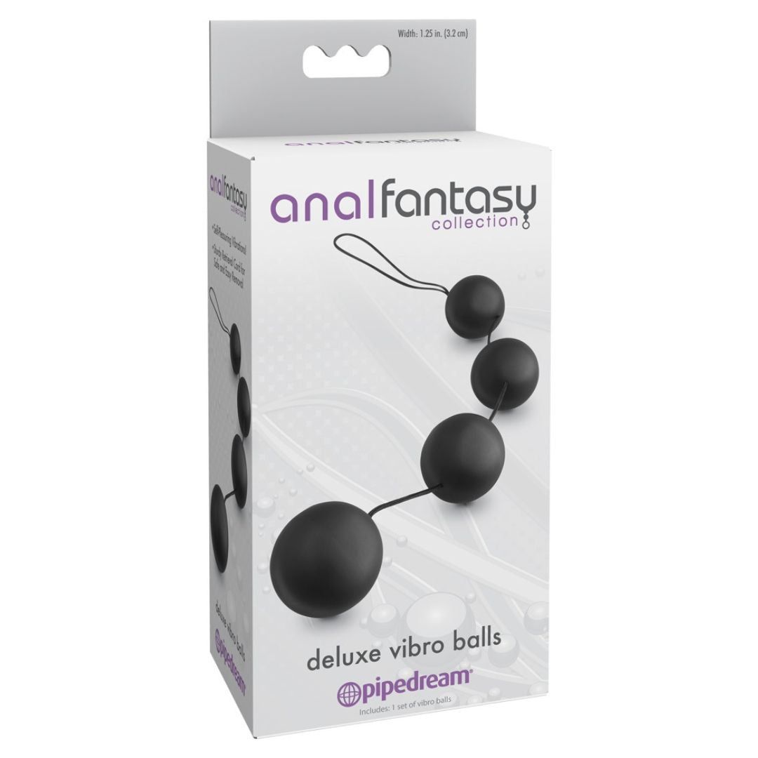 Liebeskugeln „Deluxe Vibro Balls“ für Beckenbodentraining | auch für anale Region | analfantasy