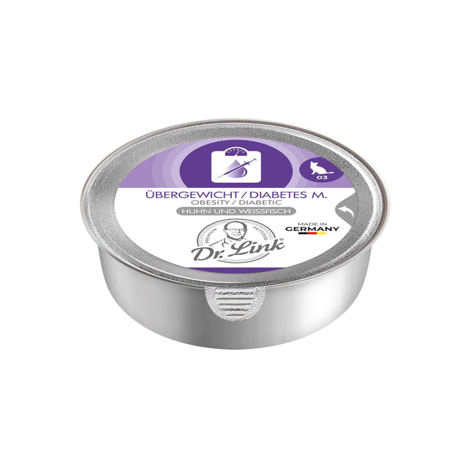 Dr. Link® SPEZIAL-DIÄT Übergewicht / Diabetes m. I Obesity / Diabetic Huhn und Weißfisch