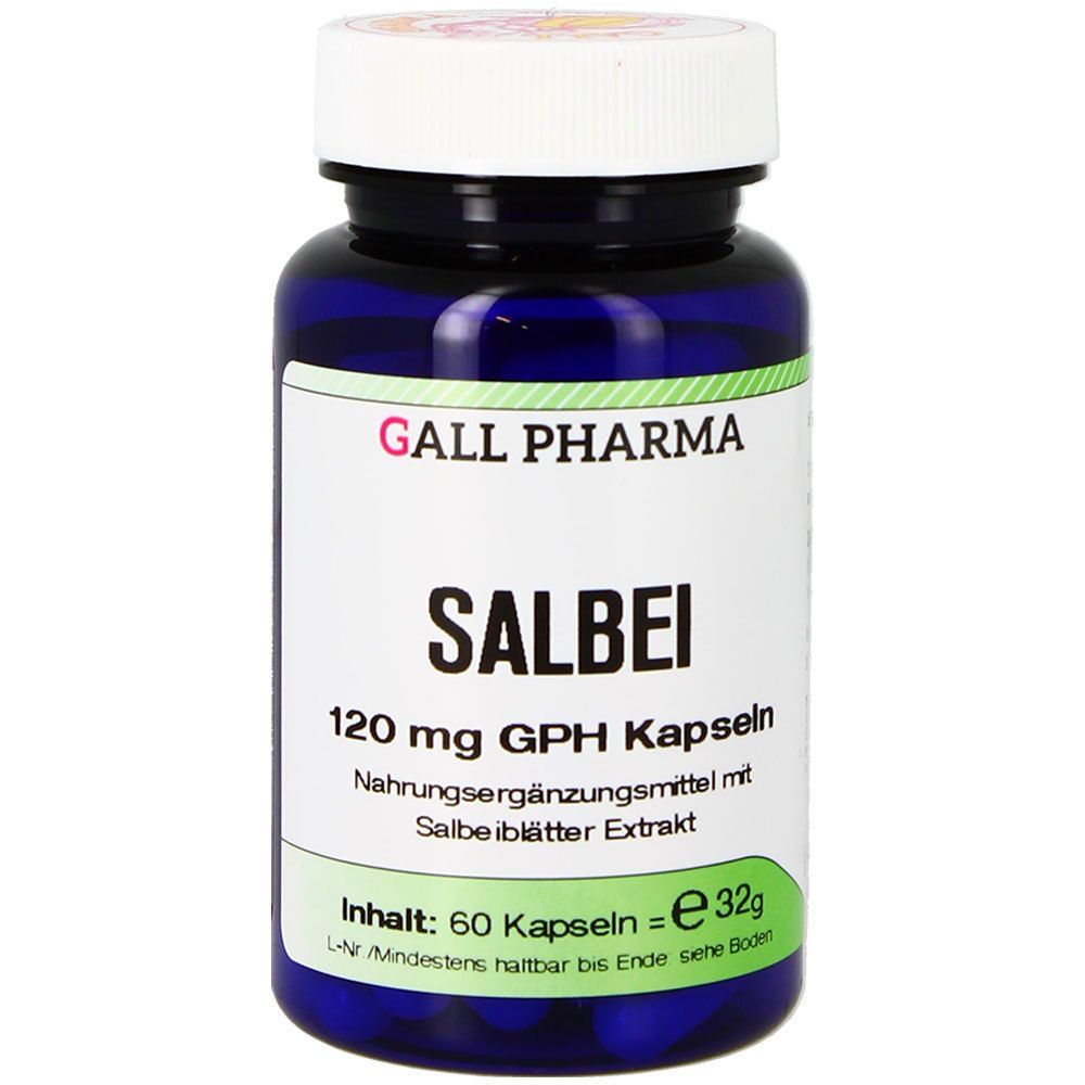 Gall Pharma Sauge 120 mg GPH Capsules