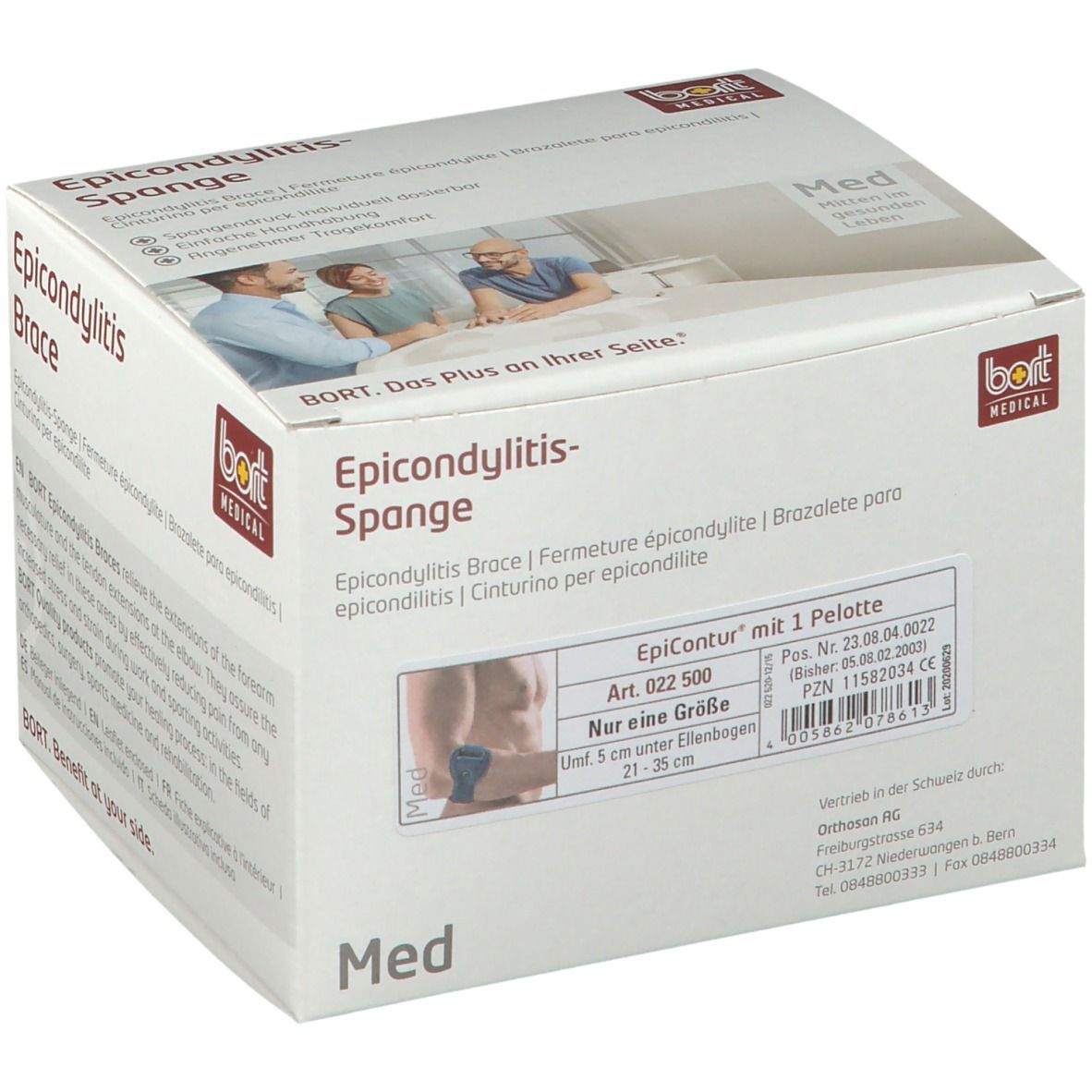 BORT Epicondylitis-Soft-Spange EpiContur