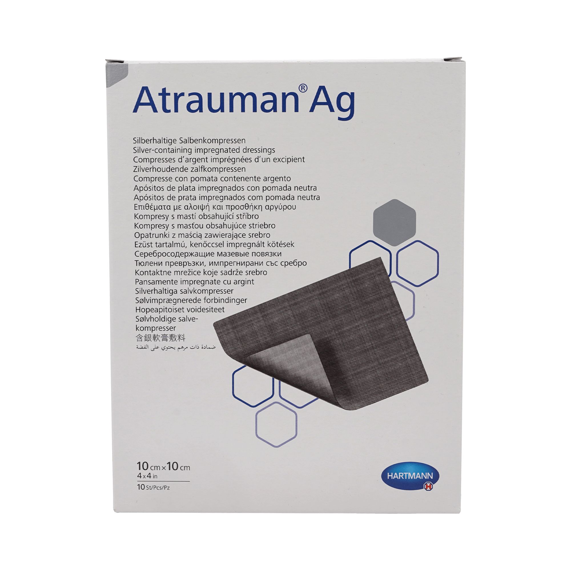 Atrauman Ag 10 x 10 cm Steril Kompressen (10 Stk.)
