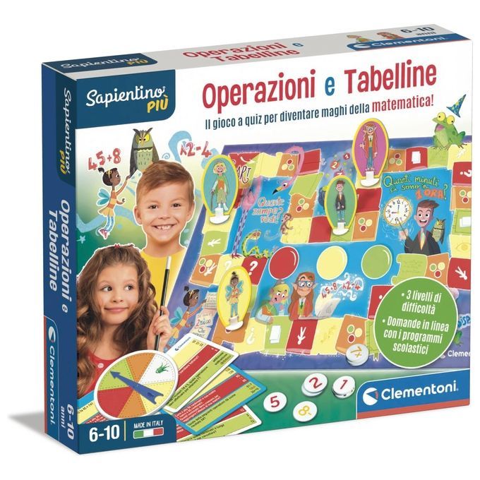 Clementoni Sapientino Più Operazioni e Tabelline
