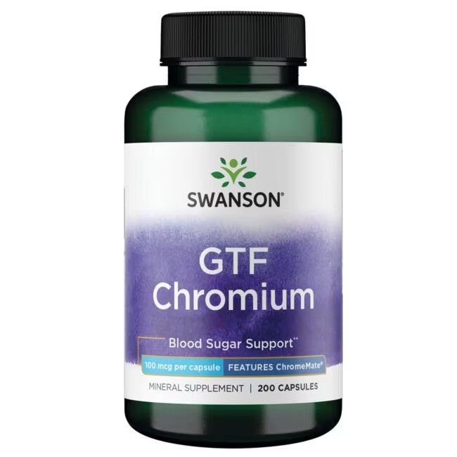 SWANSON GTF Chromium - Caratteristiche ChromeMate 100 mcg