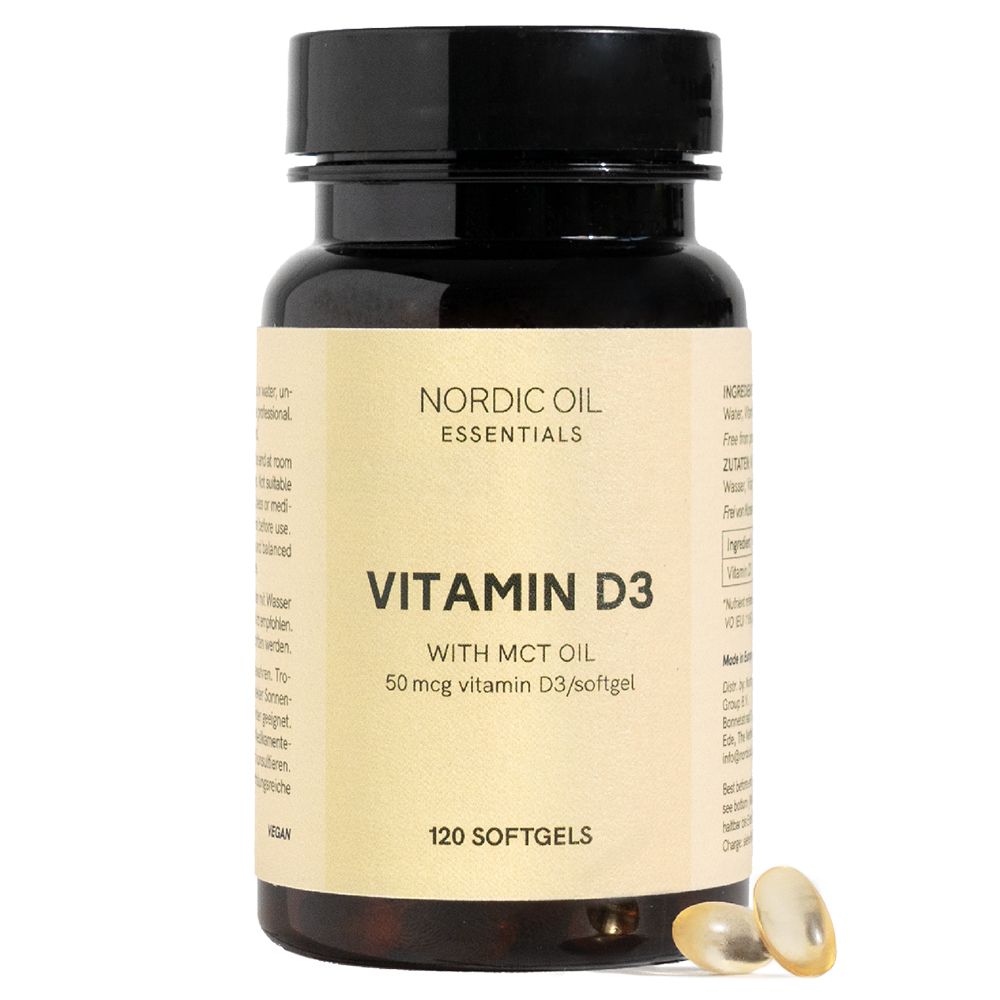 Nordic Oil Vitamin D3 Kapseln 120 St