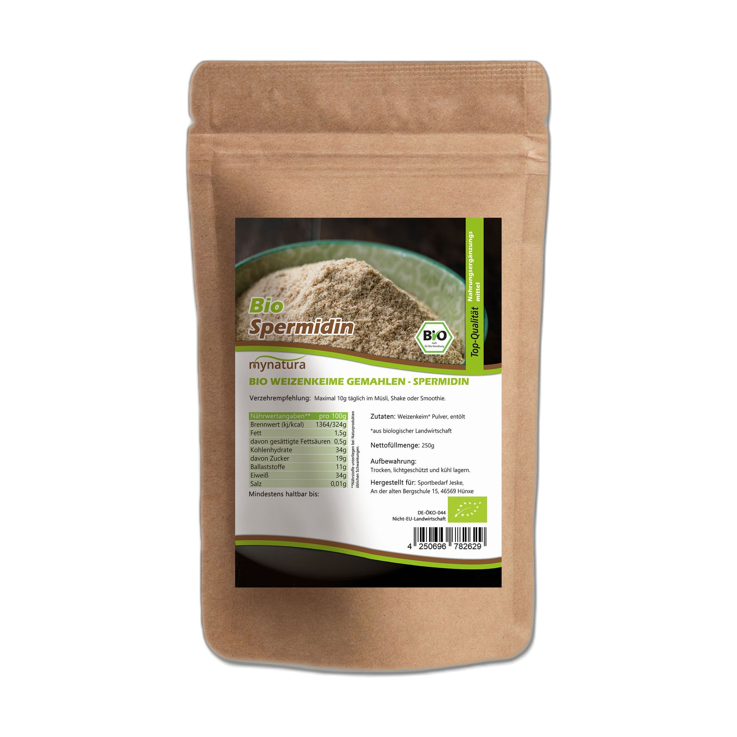 Mynatura Bio Weizenkeime gemahlen 250 g