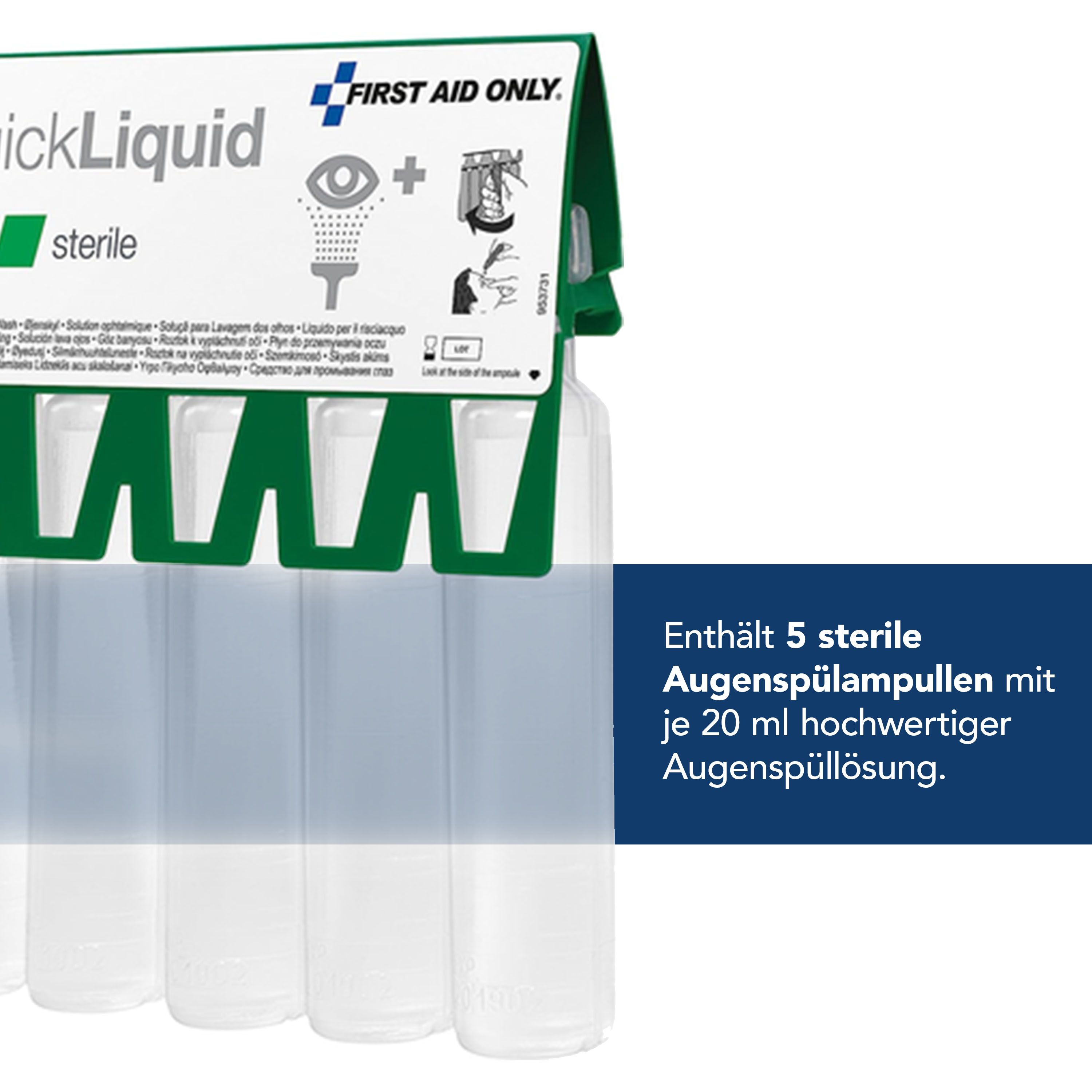 First Aid Only Augenspüllösung QuickLiquid