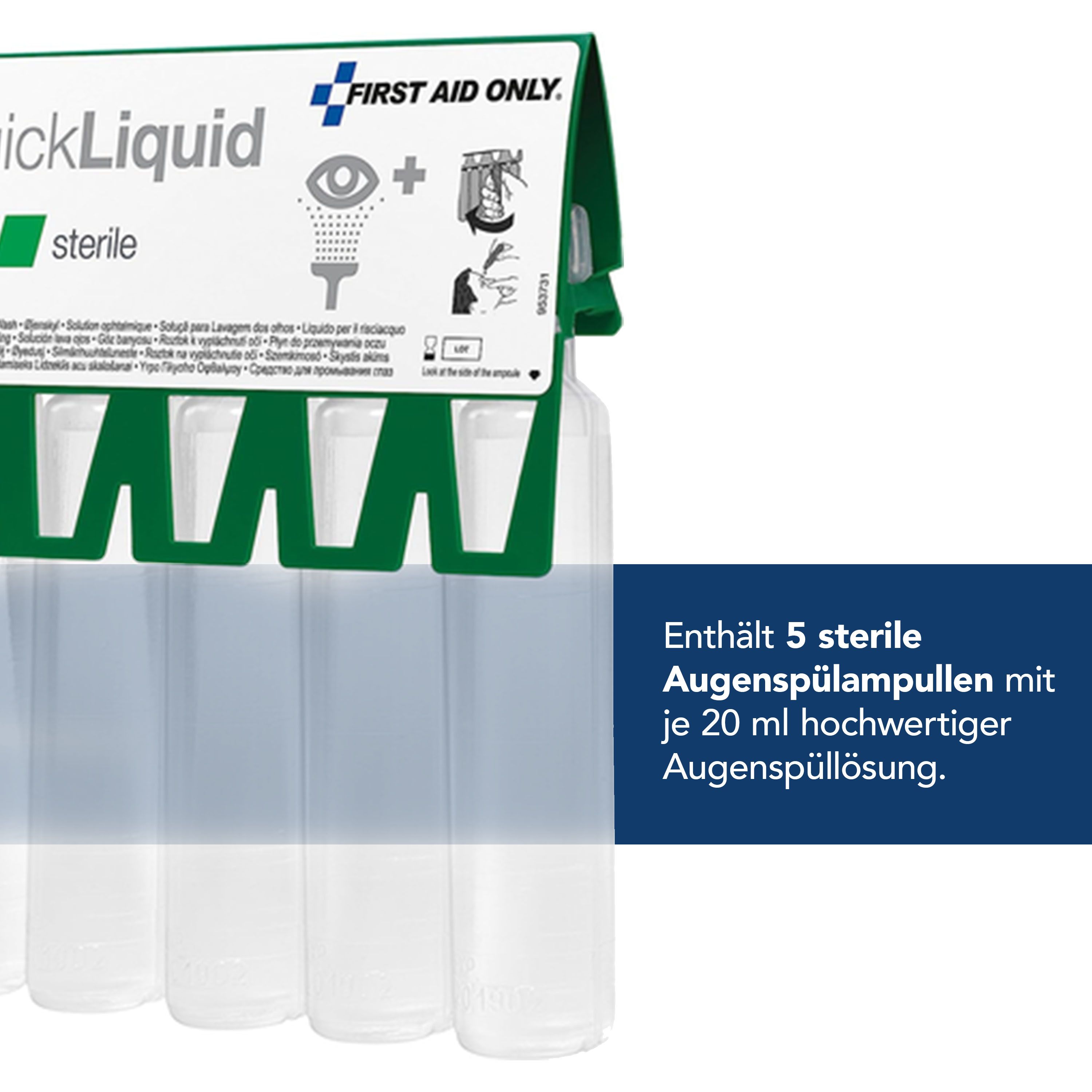 First Aid Only Augenspüllösung QuickLiquid 100 ml