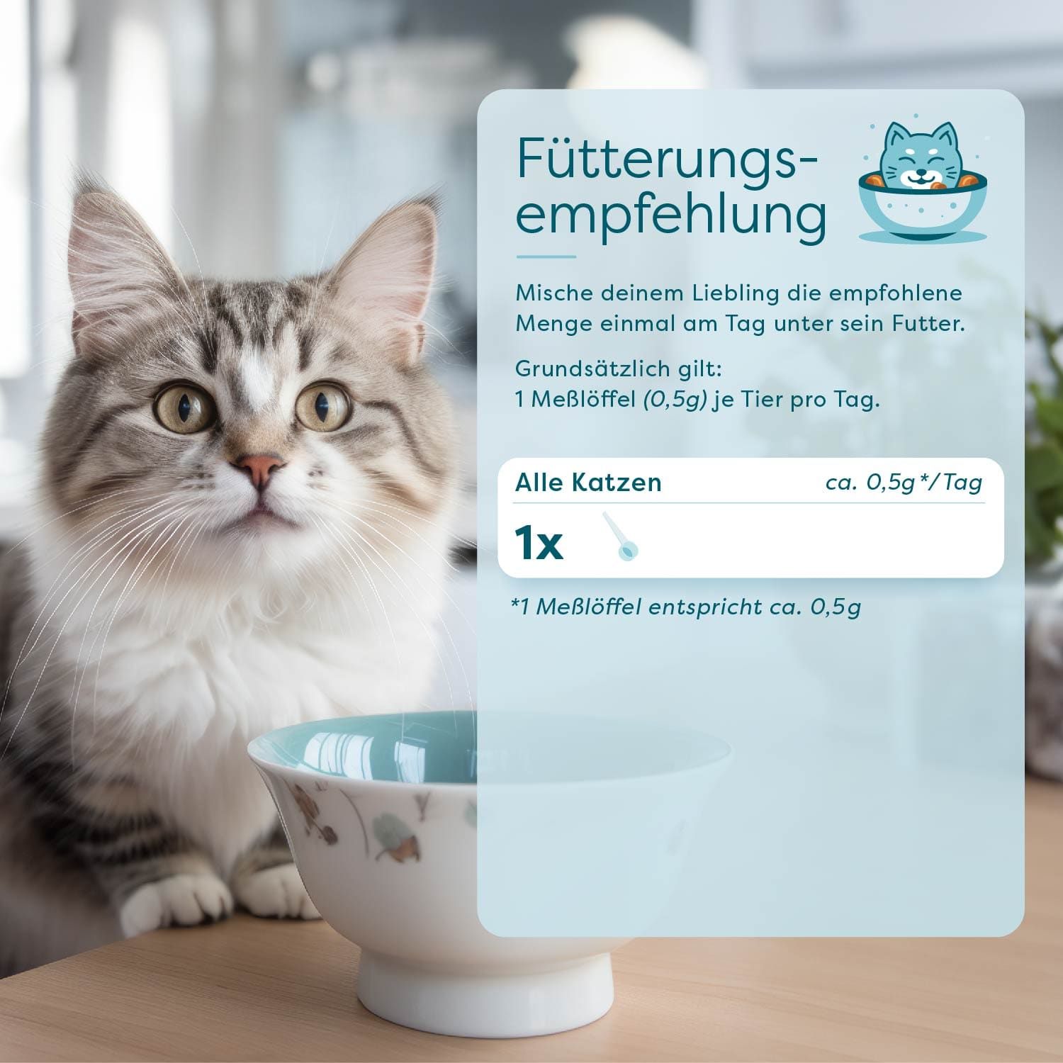 Dr. SAM BellyLove Cat - Hochdosiertes Darmpulver. Bringt Magen und Darm in Balance.