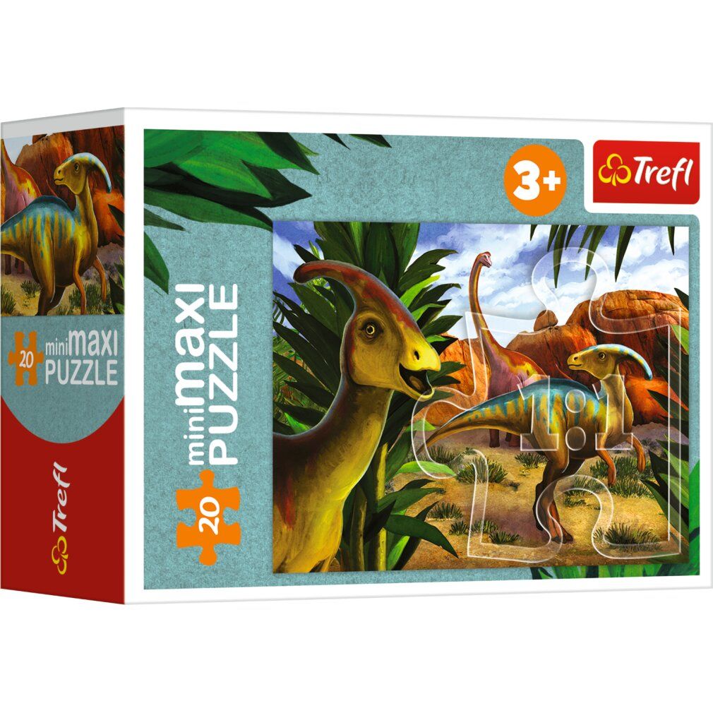 trefl Display Puzzle Dinosaurier Welt 20 Teile (24 Stück)