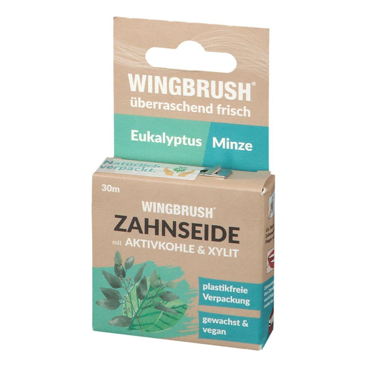 Wingbrush Zahnseide Eukalyptus Minze