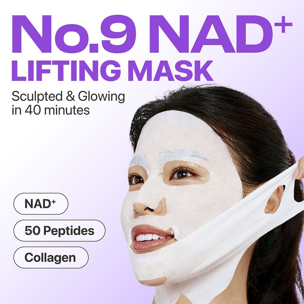 NUMBUZIN Nr.9 NAD+ Bio Lifting-sil Full-Face Tuchmaske