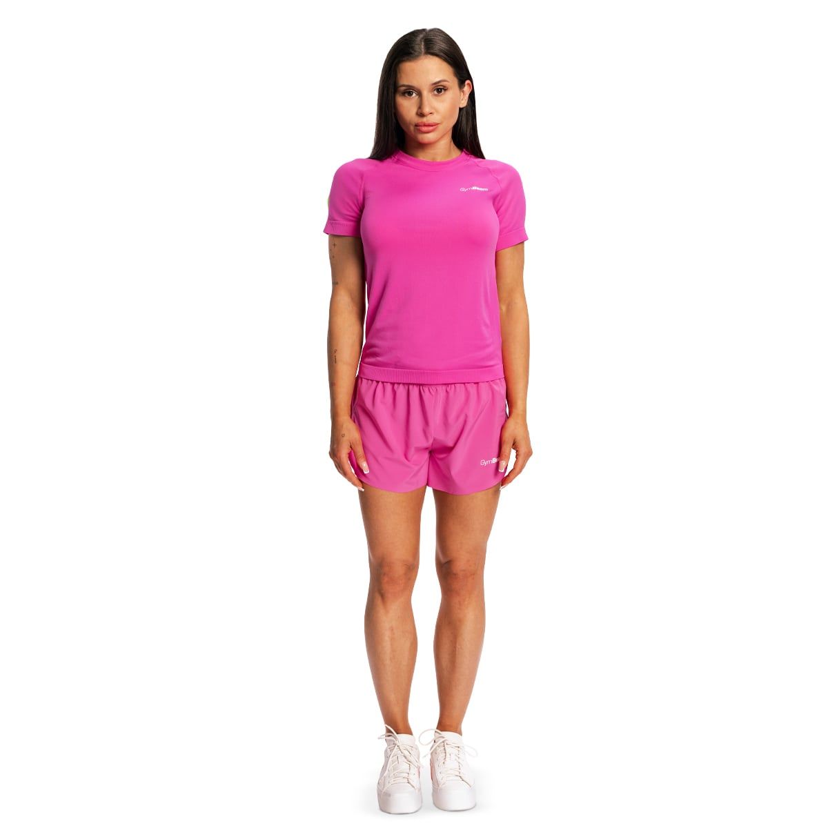 GymBeam T-Shirt Damen mit regulärer Passform, Rundhalsausschnitt, Pulse X Lila