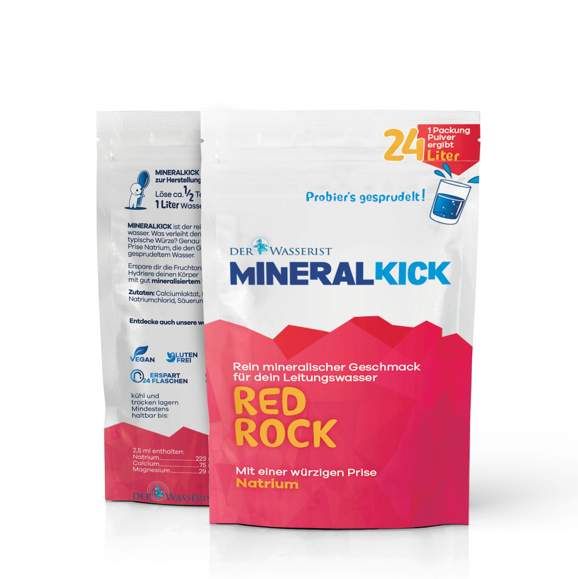 Der Wasserist MineralKICK RED ROCK