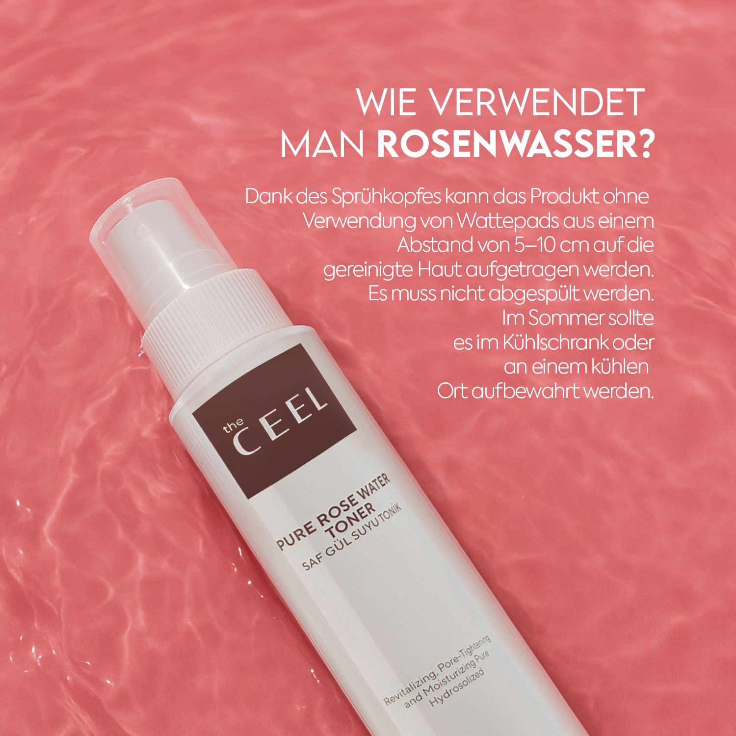 The Ceel | Pure Rose Water Toner