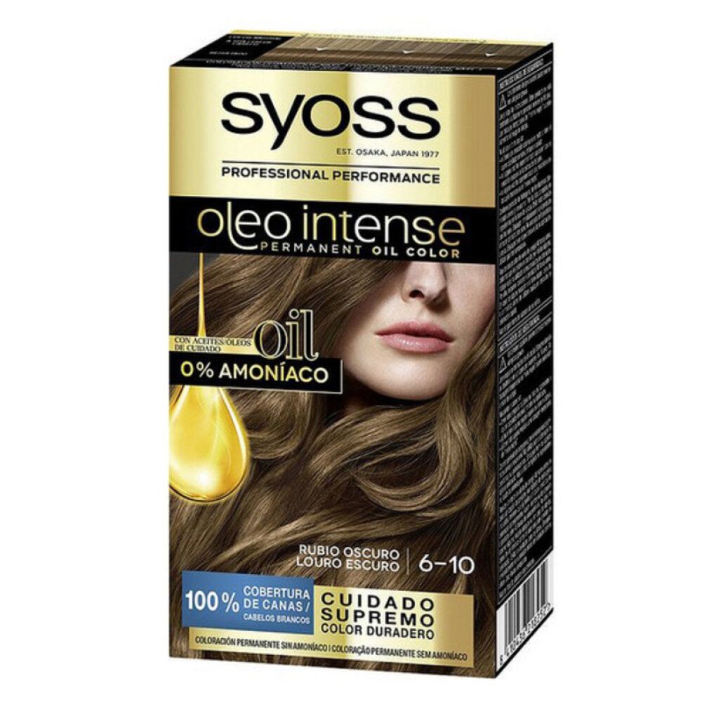 Syoss Oleo Intense Permanent Hair Color 6-10 Dark Blonde