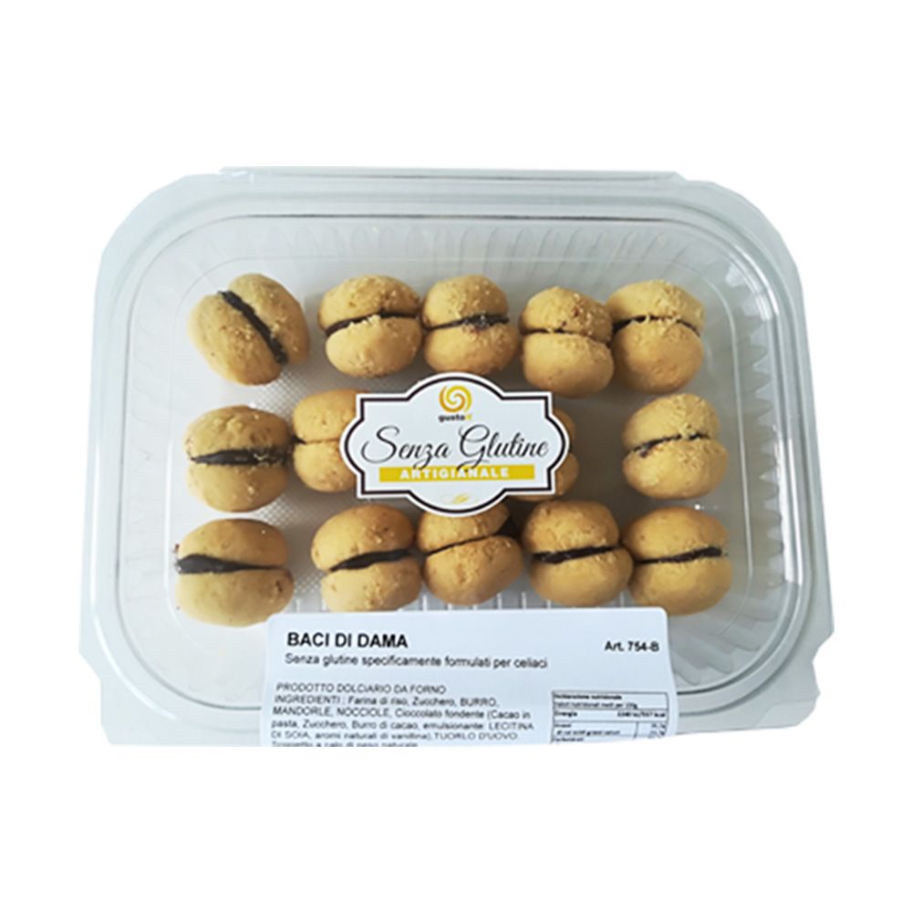 Baci di Dama 150g Senza Glutine - Gustoit