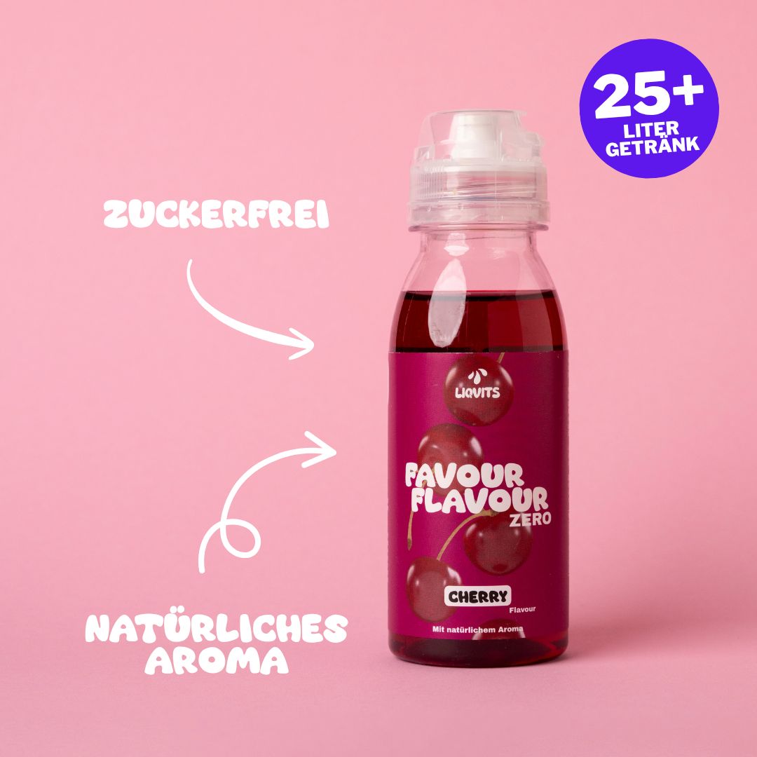 Favour Flavour Cherry Sirup Zero mit natürlichem Aroma