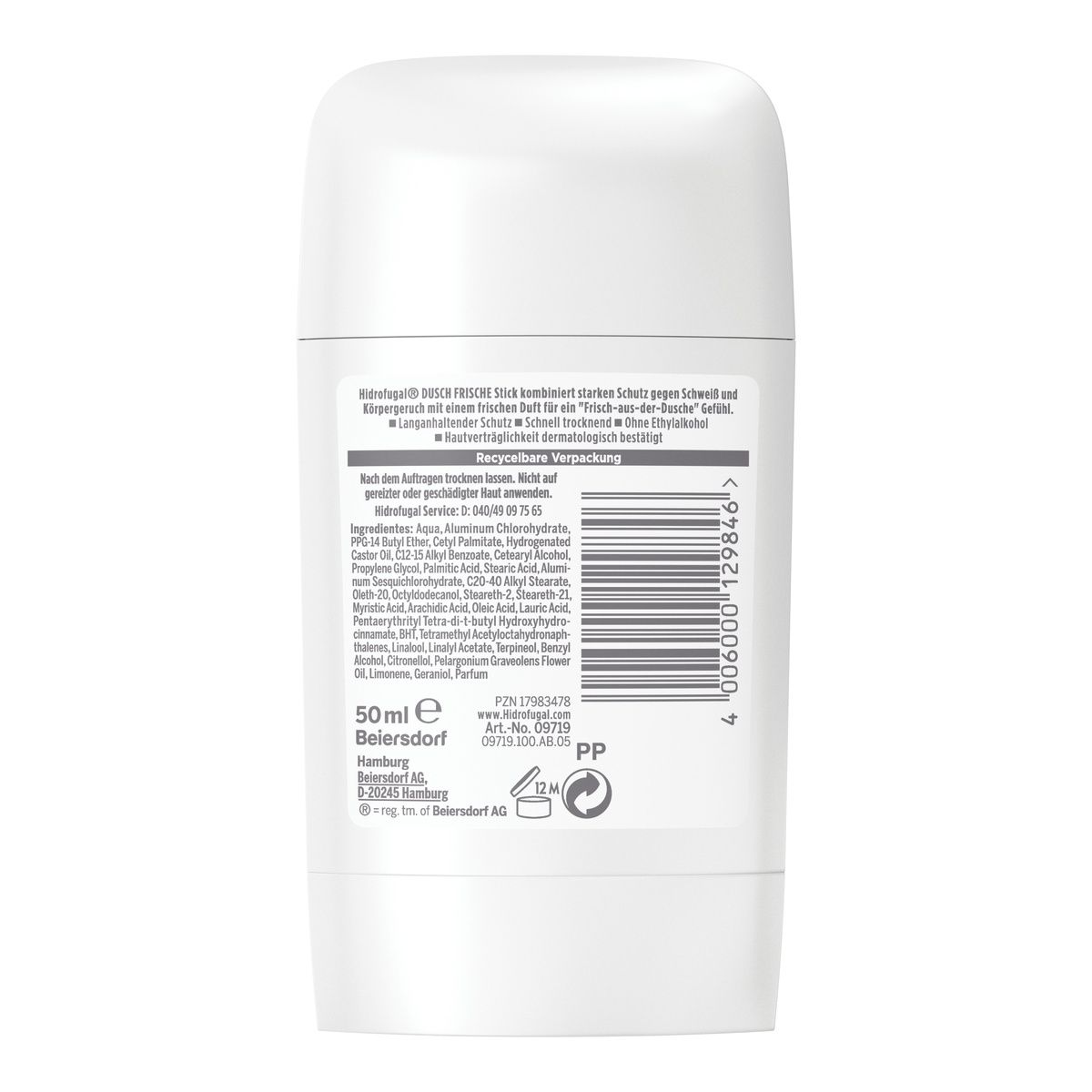 HIDROFUGAL Dusch Frische Deodorant