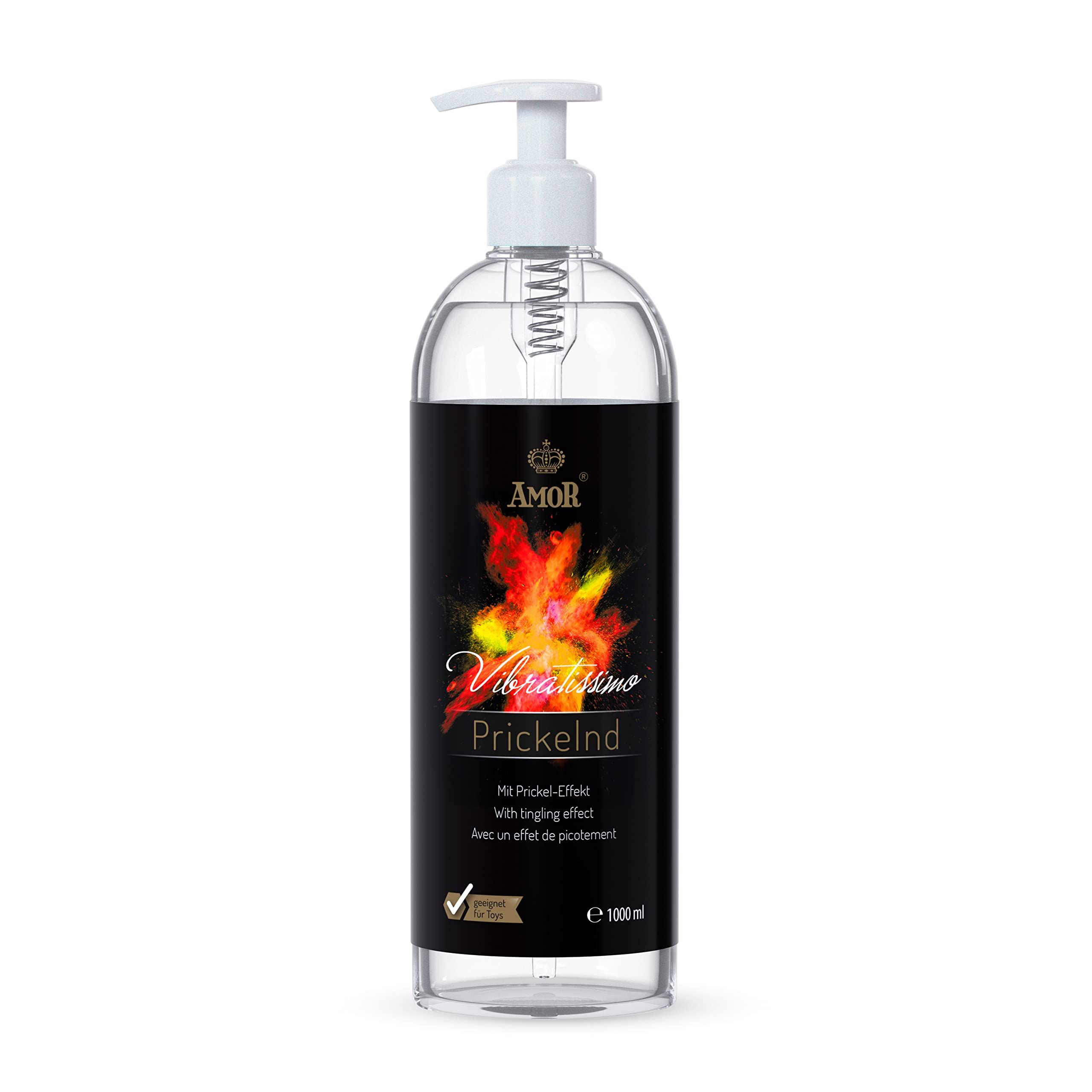 Vibratissimo Play Gel Prickelnd 1000 ml Gleitmittel