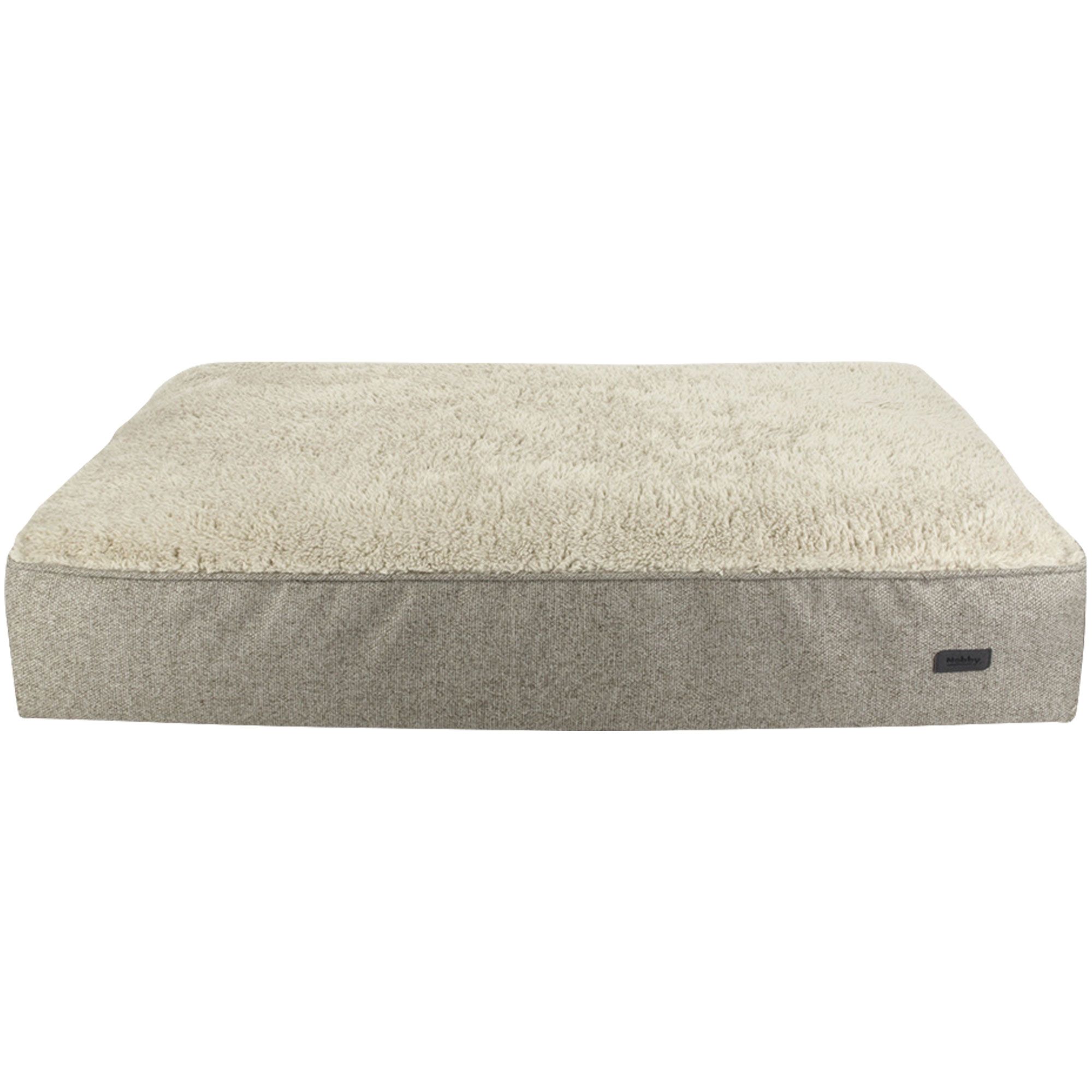 Orthopädisches Komfort Kissen Hundebett - Bezug waschbar - Beige