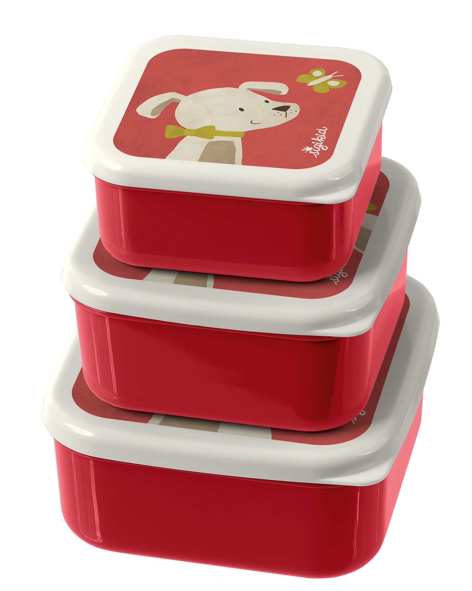 sigikid 3er-Set Snackboxen, Hase