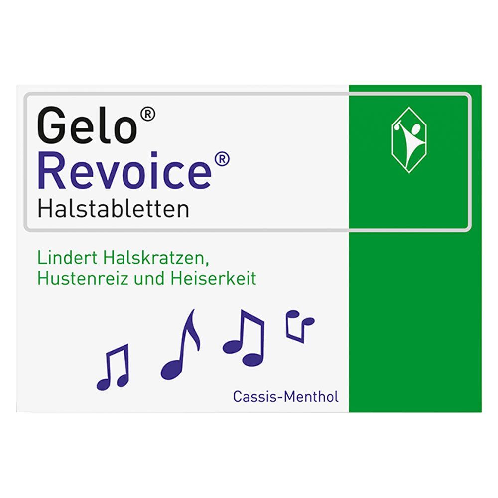 GeloRevoice Halstabletten Cassis-Menthol bei Heiserkeit & Stimmverlust
