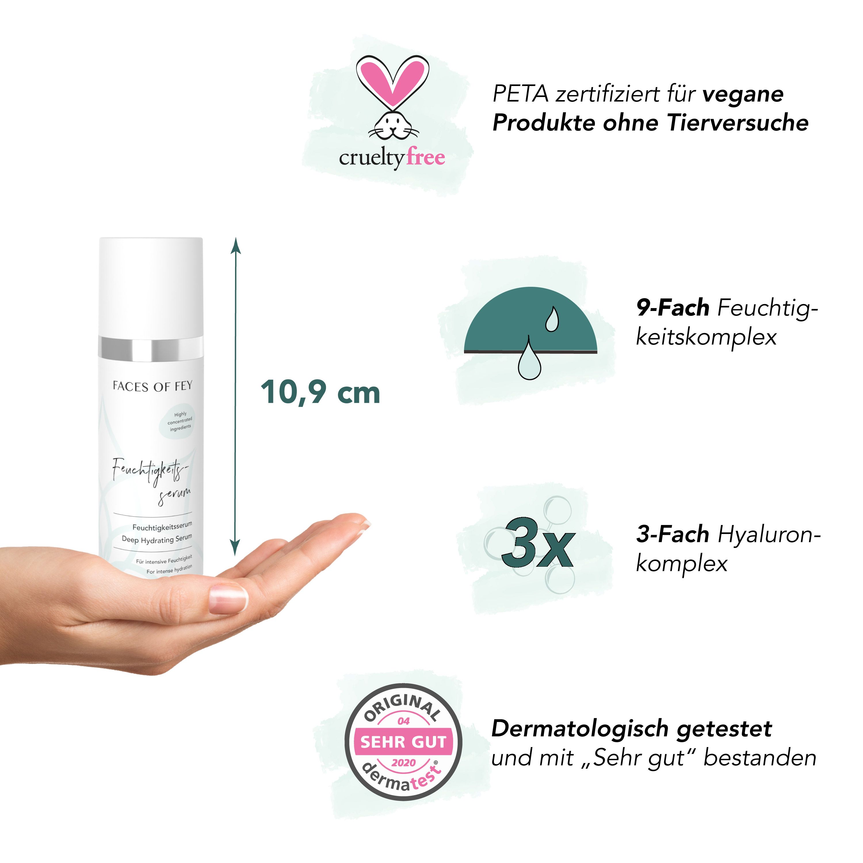 FACES OF FEY Feuchtigkeitsserum - Deep Hydrating Serum