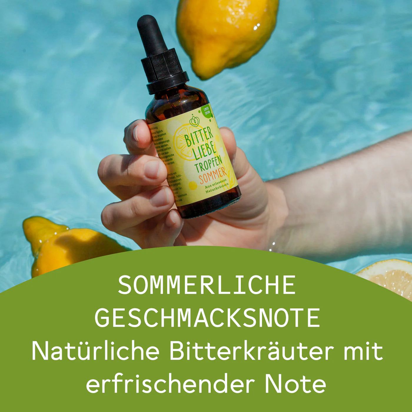 BitterLiebe - Bittertropfen - Bitterstoffe Tropfen limited Sommer Edition - für Dein Wohlbefinden