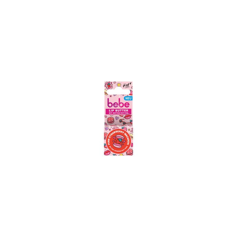 bebe - Lippenbalsam "Lip Butter Pink Strawberry Macaron"