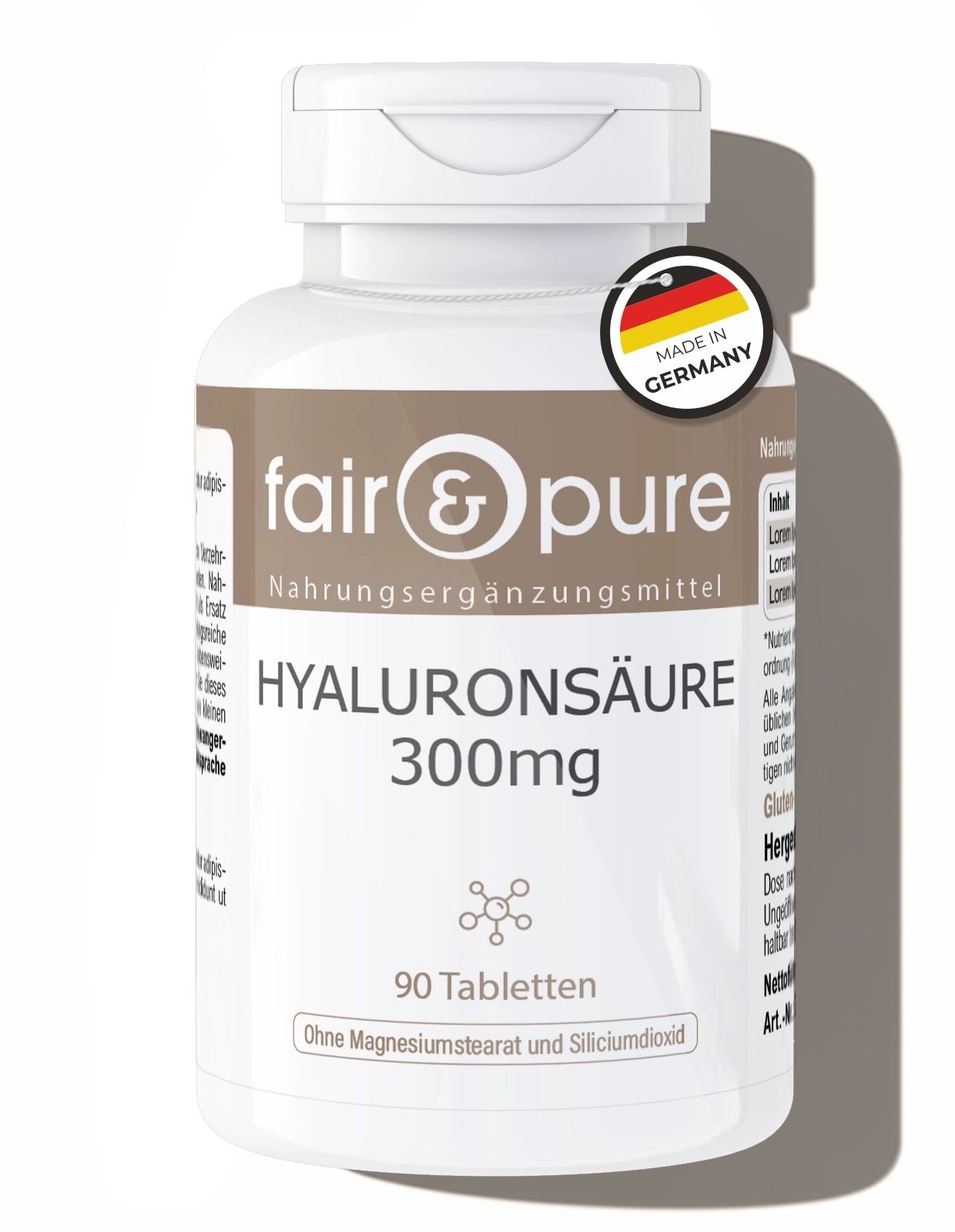 fair - pure | Hyaluronsäure 300mg 90 St