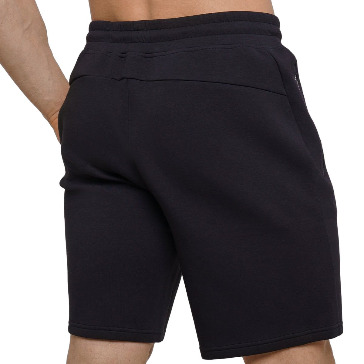 GymBeam Herren Shorts Regular mit Kordelzug und Reißverschlusstaschen Onyx