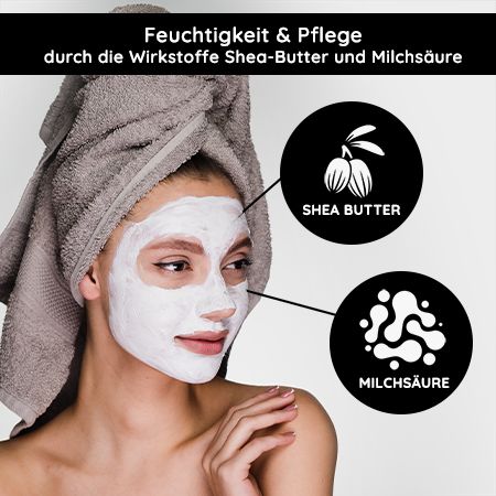 RAU Cosmetics Mineral Maske gegen Pickel und unreine Haut mit Rügener Heilkreide & Zink 50 ml Gesichtsmaske