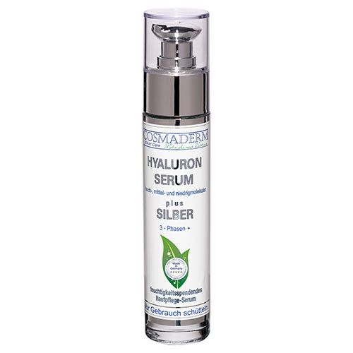 Cosmaderm Hyaluron Greenline Hyaluron Serum Silber