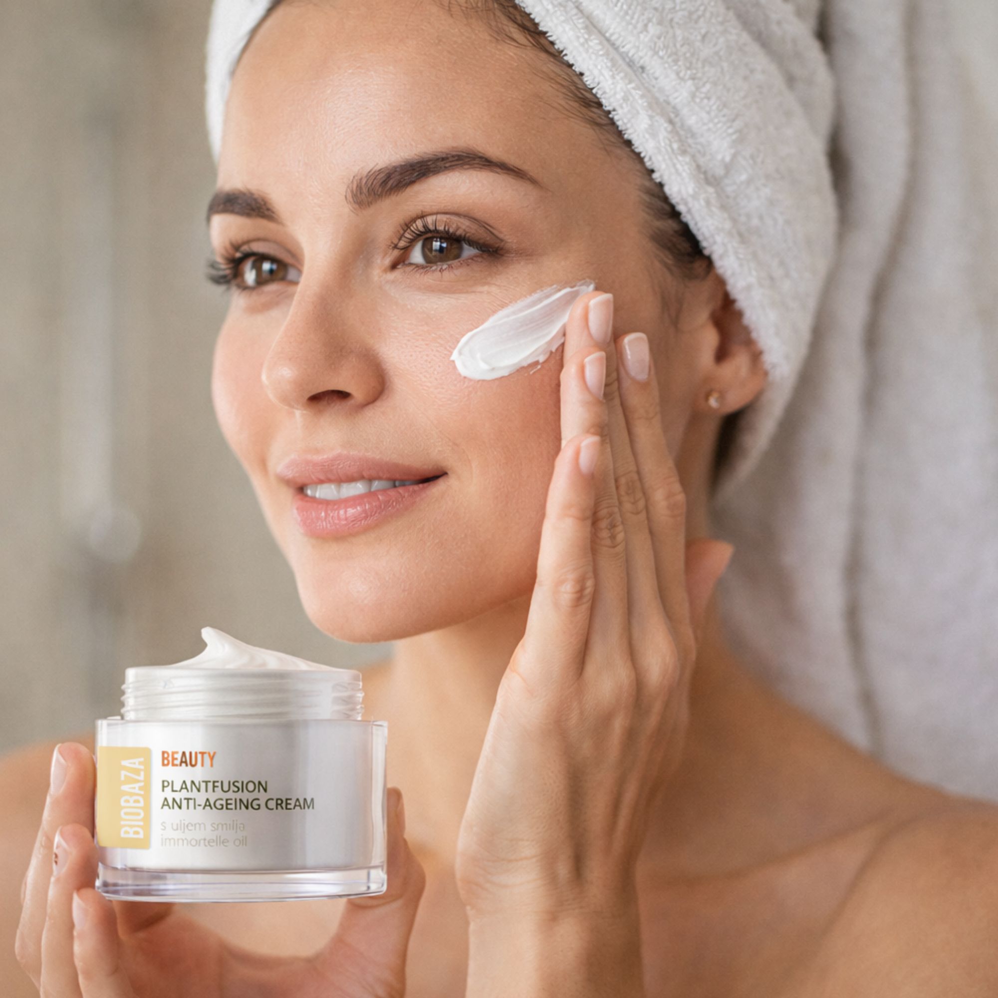 BIOBAZA Beauty Plantfusion Anti-Aging Creme für trockene Haut