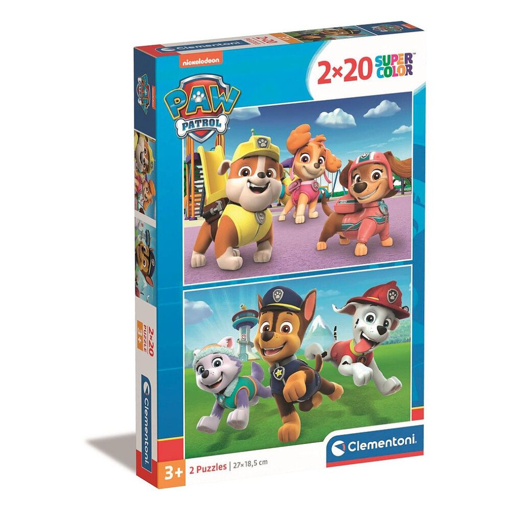 clementoni Puzzle Paw Patrol 2x20 Teile