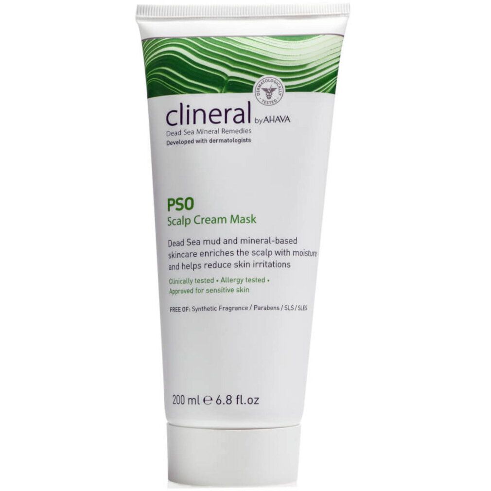 Clineral PSO Scalp Cream Mask Tube, 200 ml.