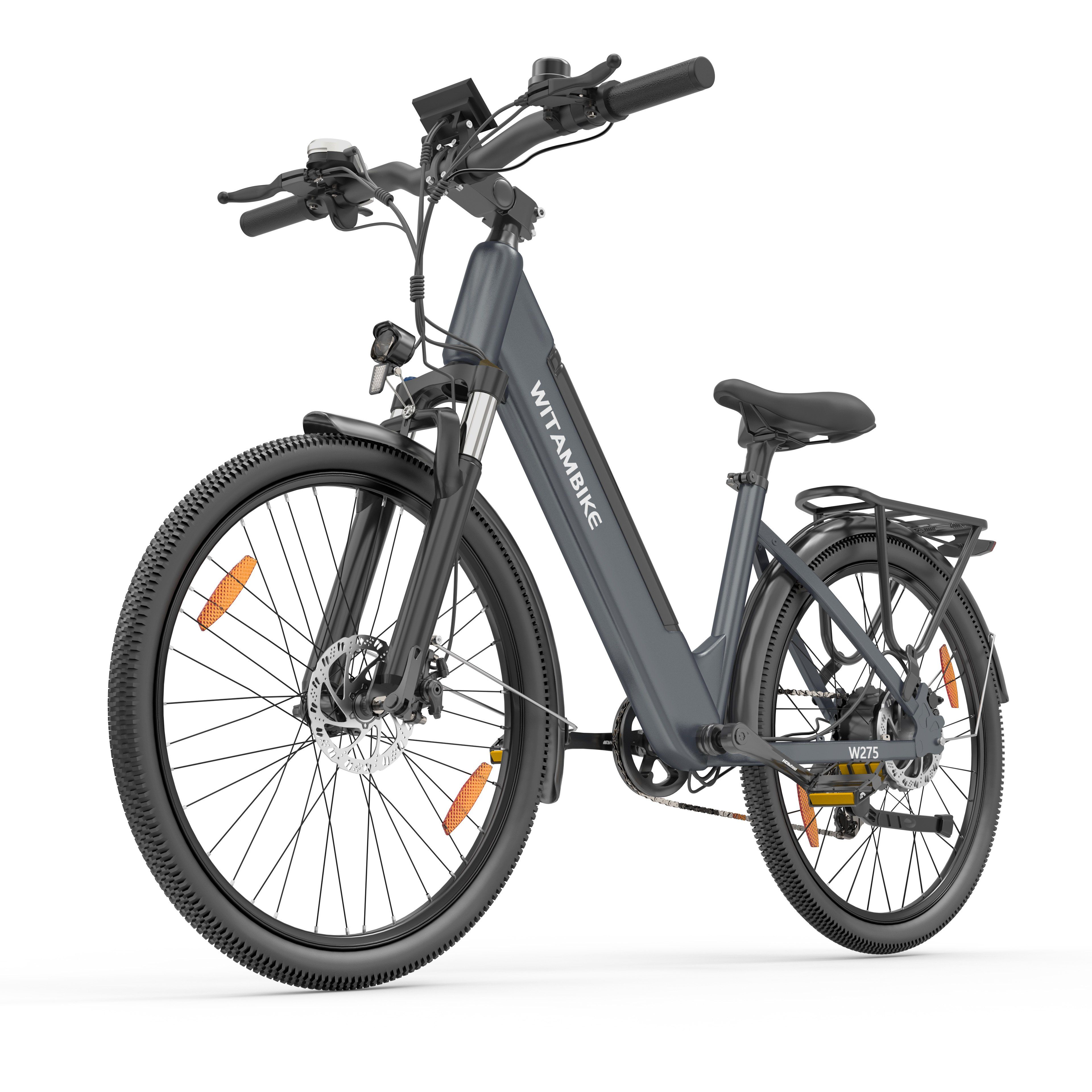 WITAMBIKE W275 E-Bike für Pendler, 36V 13Ah, 27,5" x 2,10 Reifen