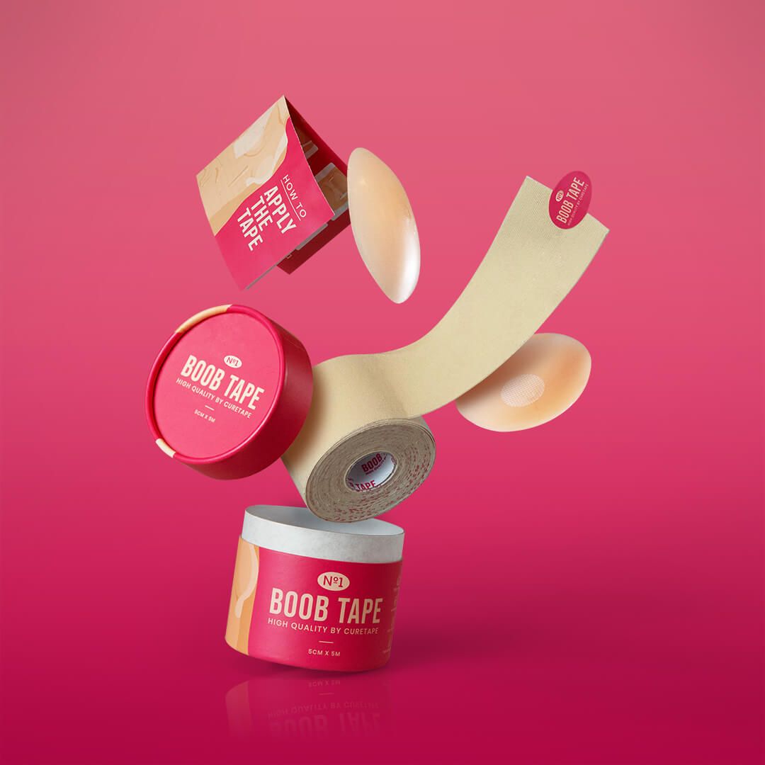 CureTape® - BoobTape No.1 Set und und Tape-Entfernungsspray.
