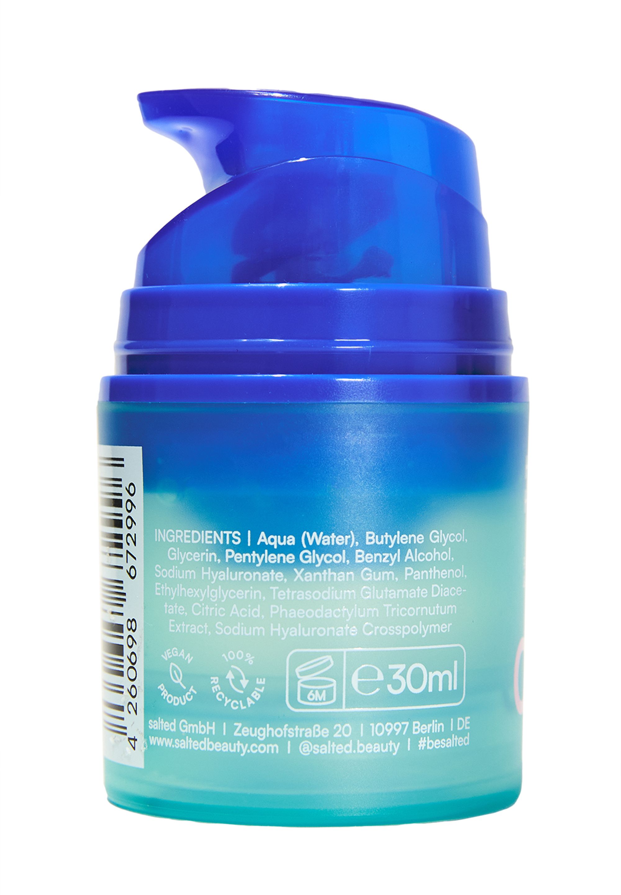salted Aufpolsterndes Hyaluron Gel Hyper Hydration Fragrance-Free