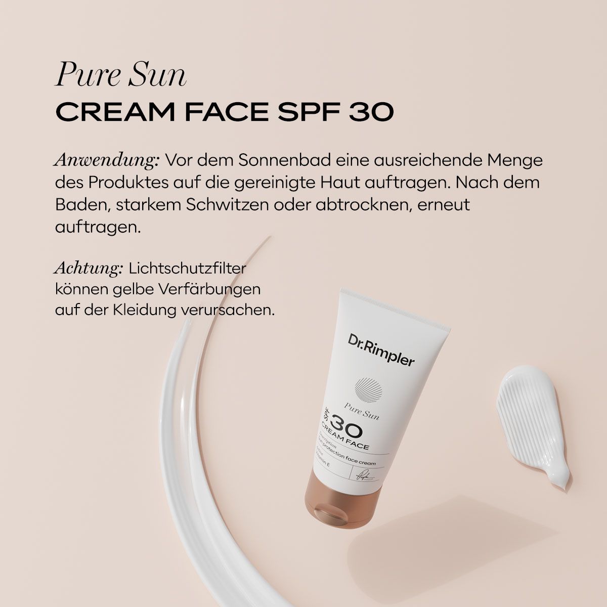 Dr. Rimpler Pure Sun CREAM FACE SPF 30