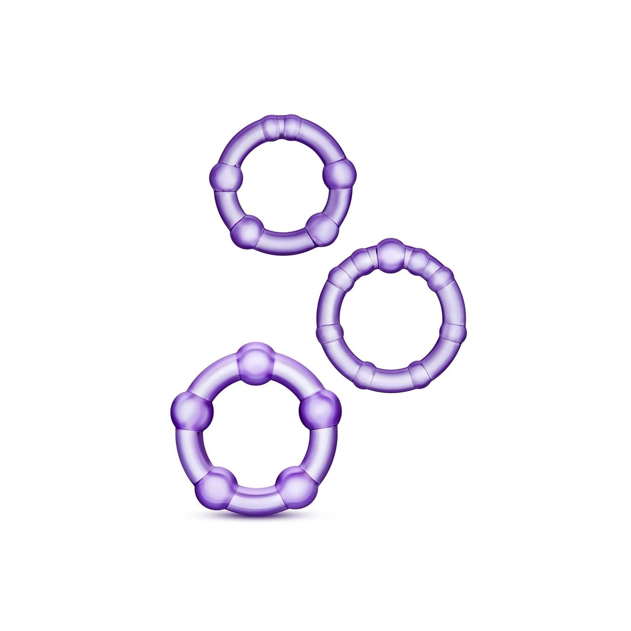 Blush - STAY HARD BEADED COCKRINGS