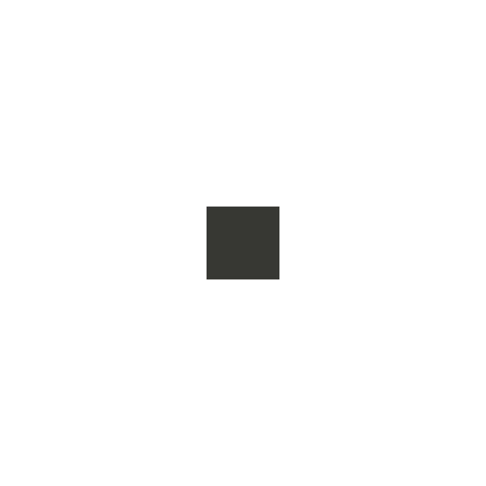 Ein dunkles Quadrat auf weißem Hintergrund.