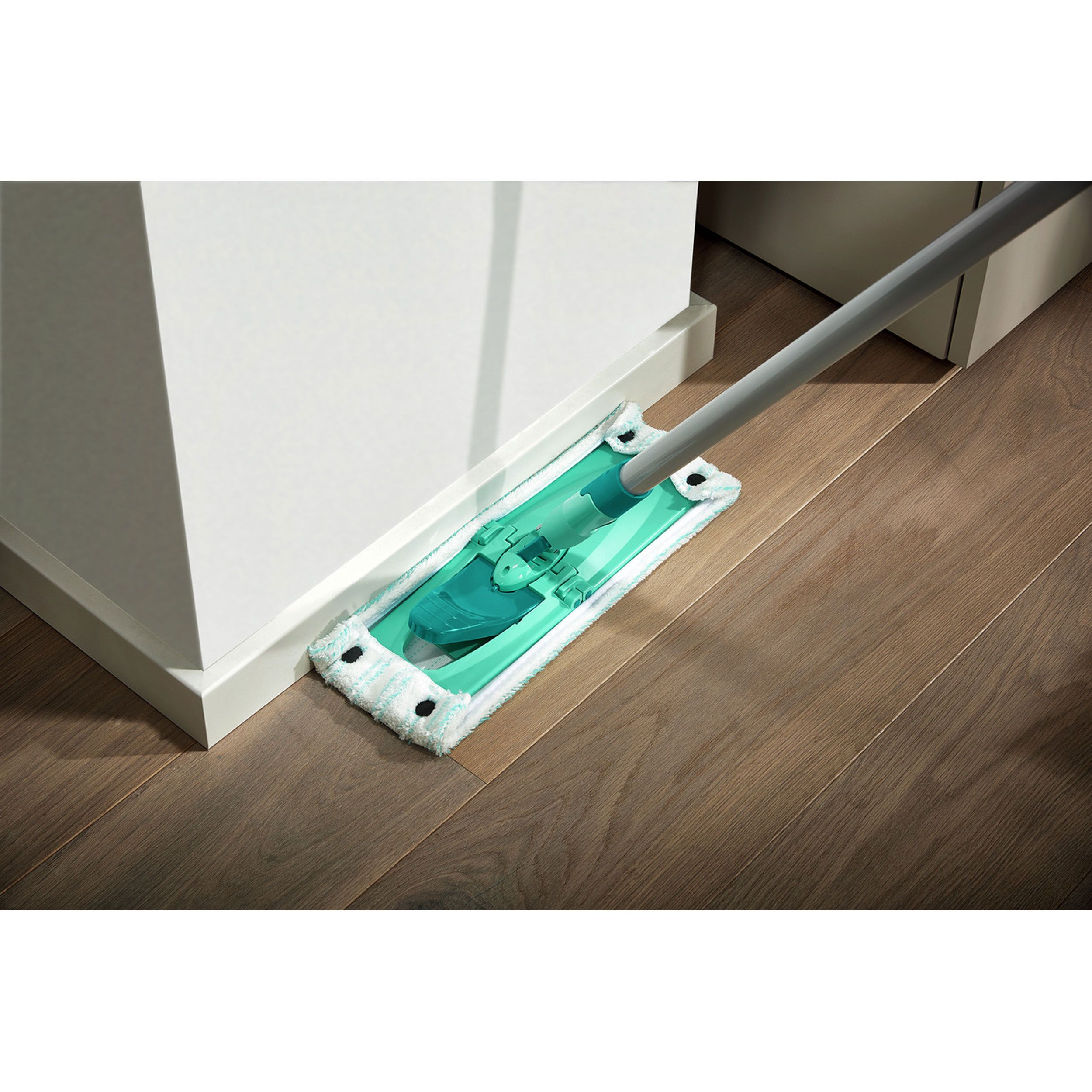 Leifheit Reinigungs-Set Combi Clean micro duo, Bodenwischer, Eimer, Pressaufsatz