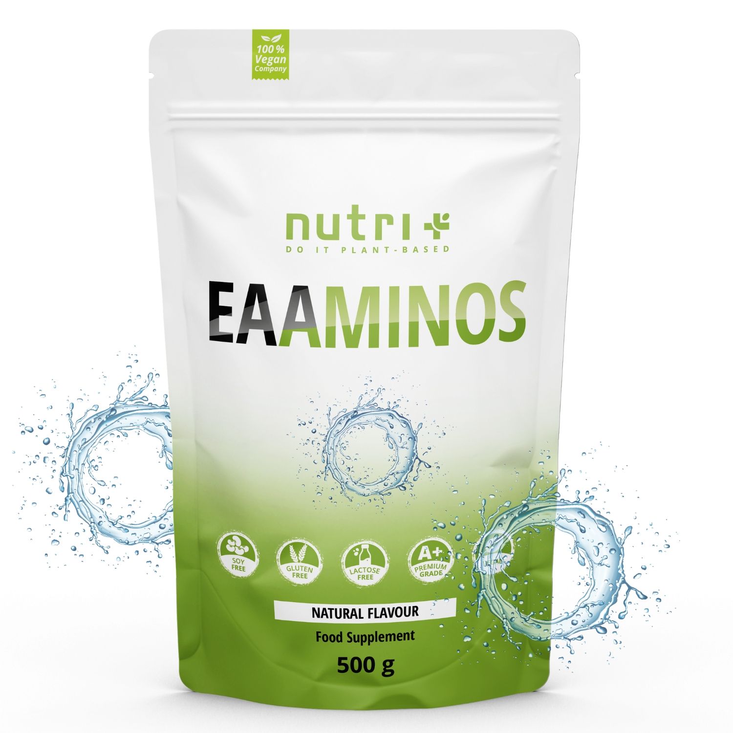 nutri+ Instant EAA Pulver 500g Komplex - Essentielle Aminosäuren