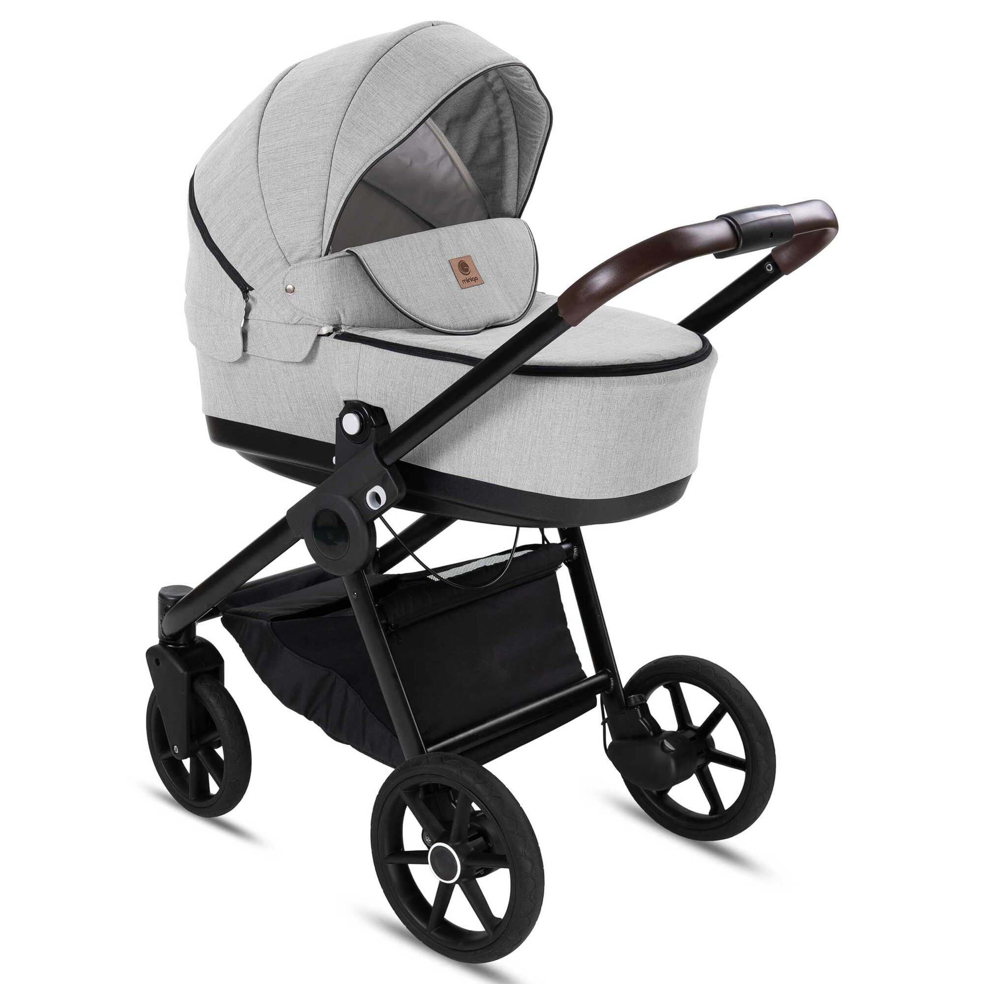 Minigo Groove 2 in 1 Kombikinderwagen GEL Reifen, Grey