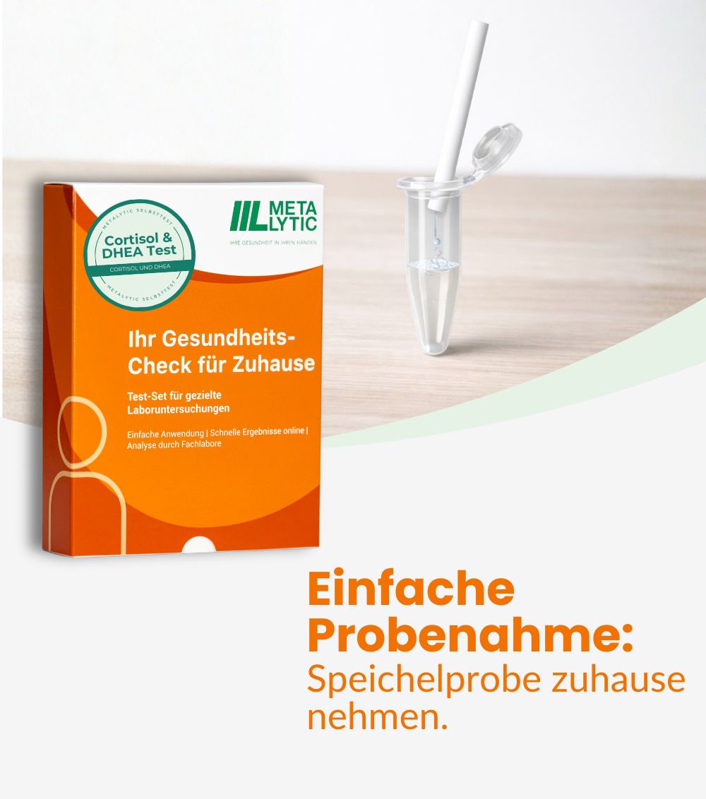 MetaLytic - Cortisol & DHEA Speicheltest (Stressprofil)