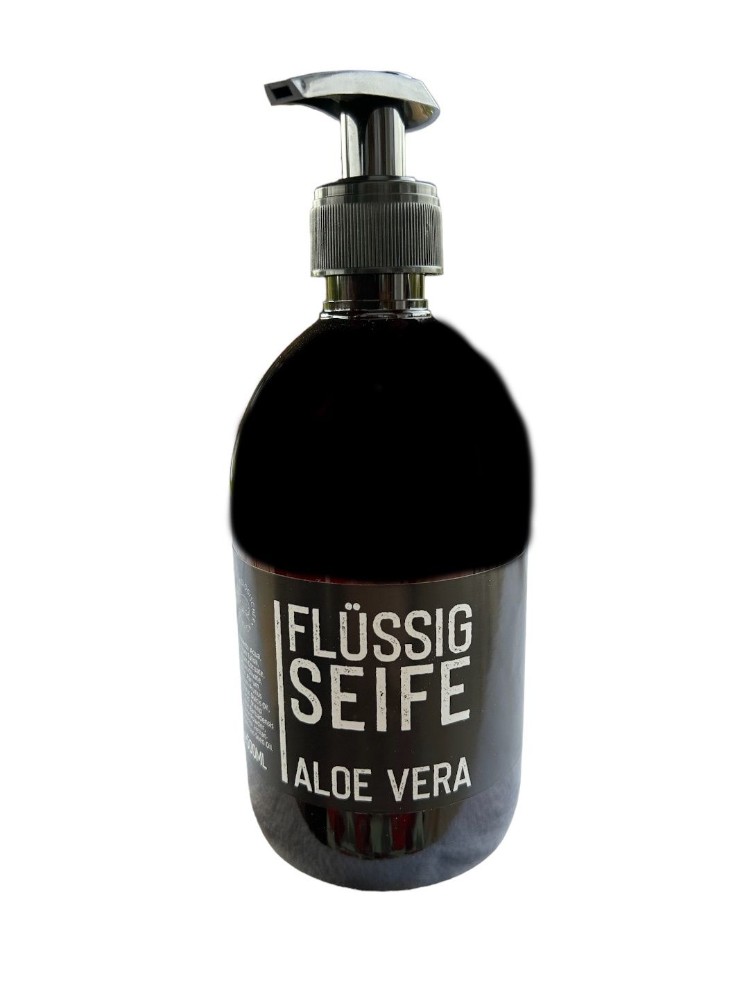 Echte flüssige Pflanzenölseife Aloe Vera Black Edition 500 ml