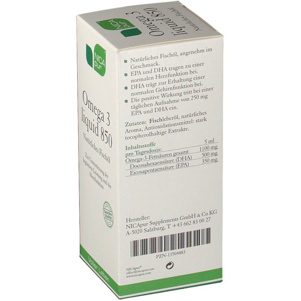 NICApur® Omega 3 liquid 850